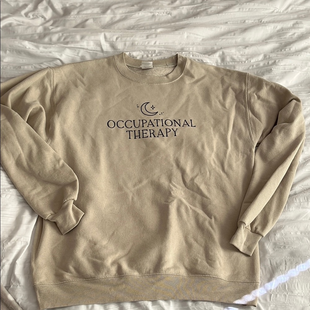 Beige Occupational Therapy Sweatshirt